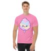 unisex-classic-tee-azalea-front-6a37dbafae785.jpg Het VRides Suikerspin T-shirt β Luchtig, Zoet & Kermisproof!