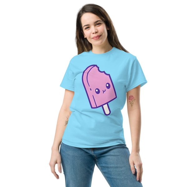 unisex-classic-tee-sky-front-6a36b7065f49b.jpg IJsjes Overload β Het VRides Cooldown T-shirt π¦