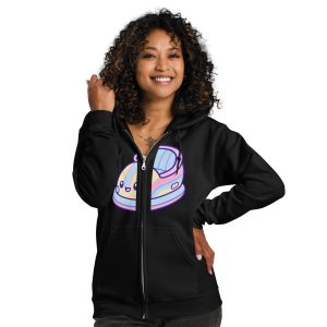 unisex-heavy-blend-zip-hoodie-black-front-6a37e0cb77da6.jpg Het VRides Botsauto x Spekje Zip Hoodie β Voor & Achter Kermispret!